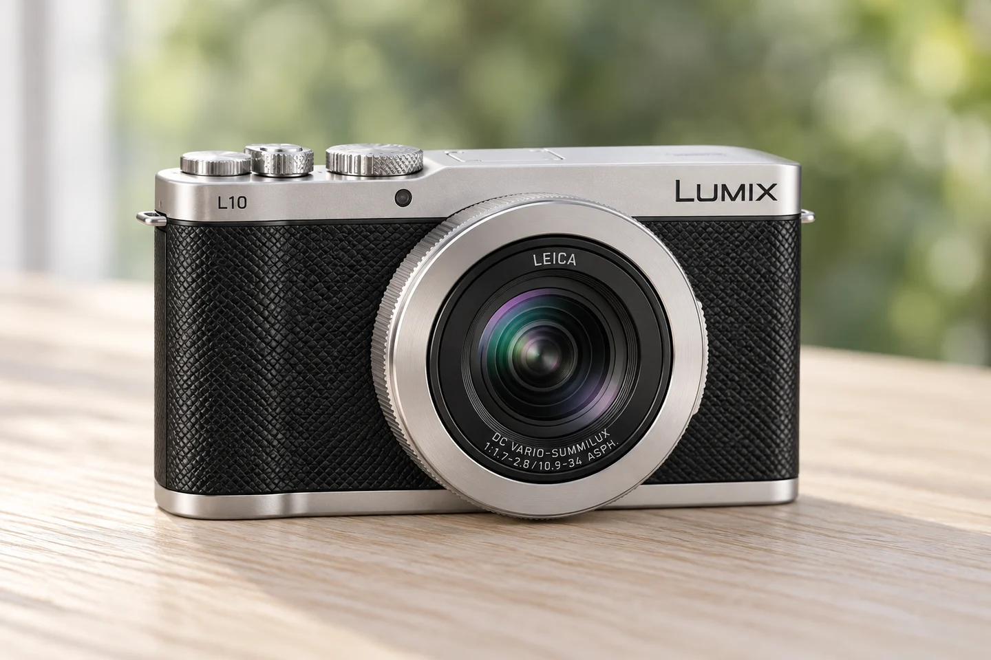 LUMIX L10の公式外観を参考に生成したカメラ単体のイメージ
