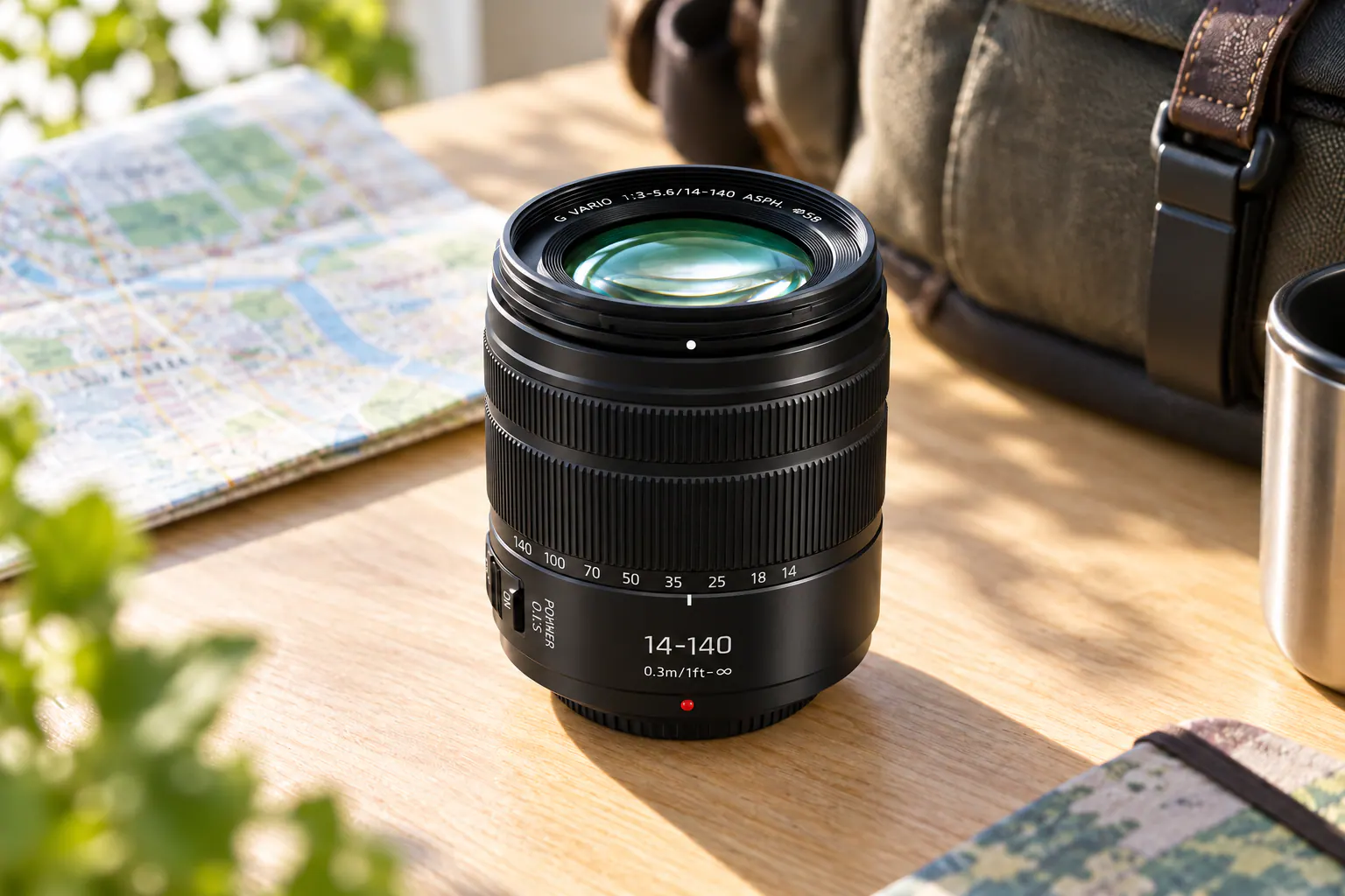 LUMIX G 14–140mm IIの公式外観を参考に生成した製品イメージ