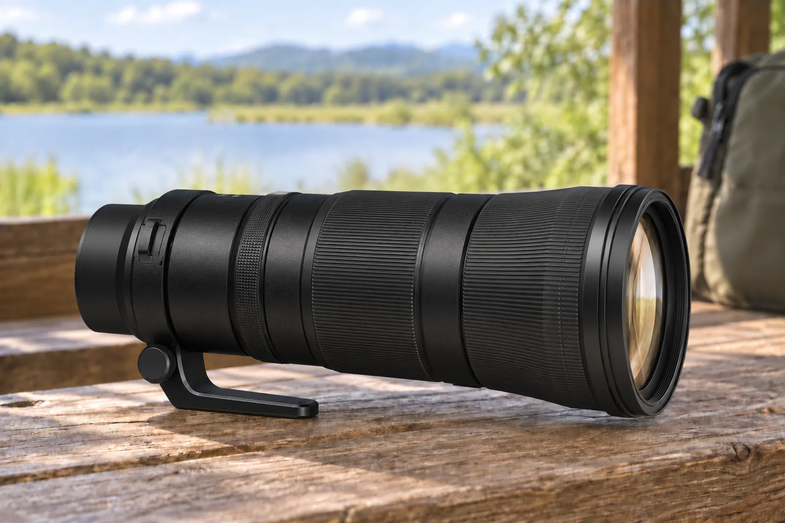 ニコン NIKKOR Z 180-600mm f/5.6-6.3 VRの外観を参考に生成したイメージ