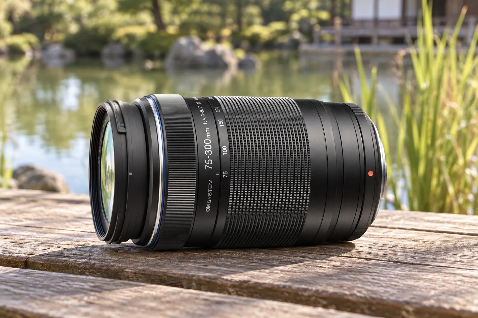 75-300mm F4.8-6.7 IIの公式外観を参考に生成した製品イメージ