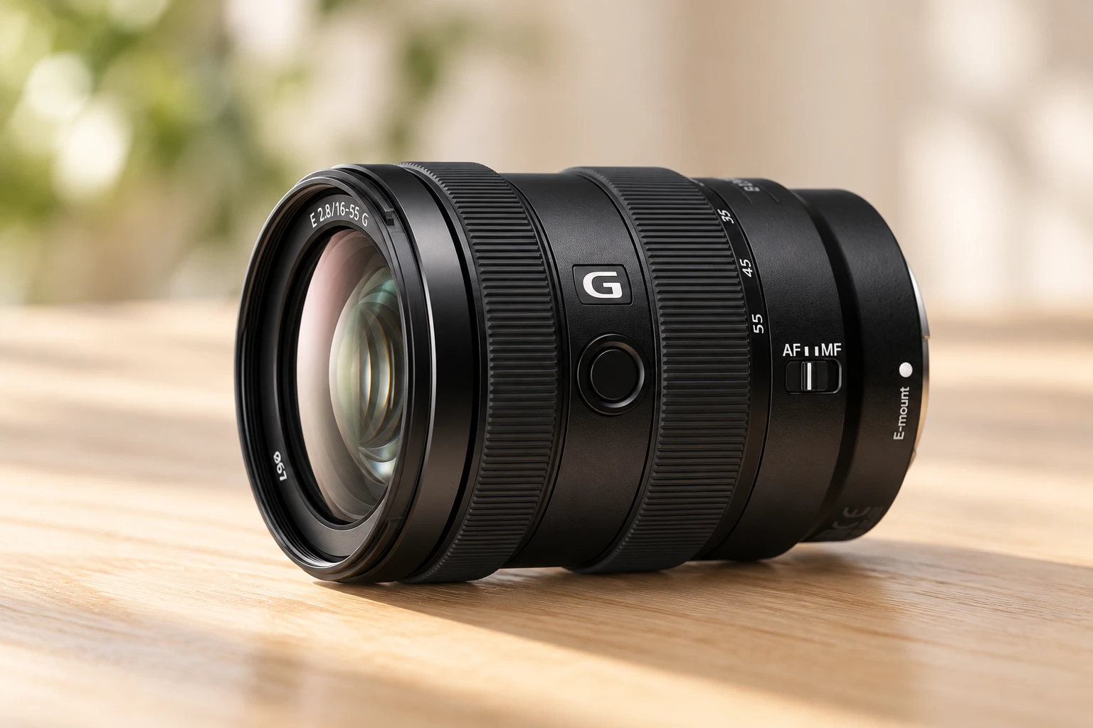ソニーE 16-55mm F2.8 Gのレンズ単体