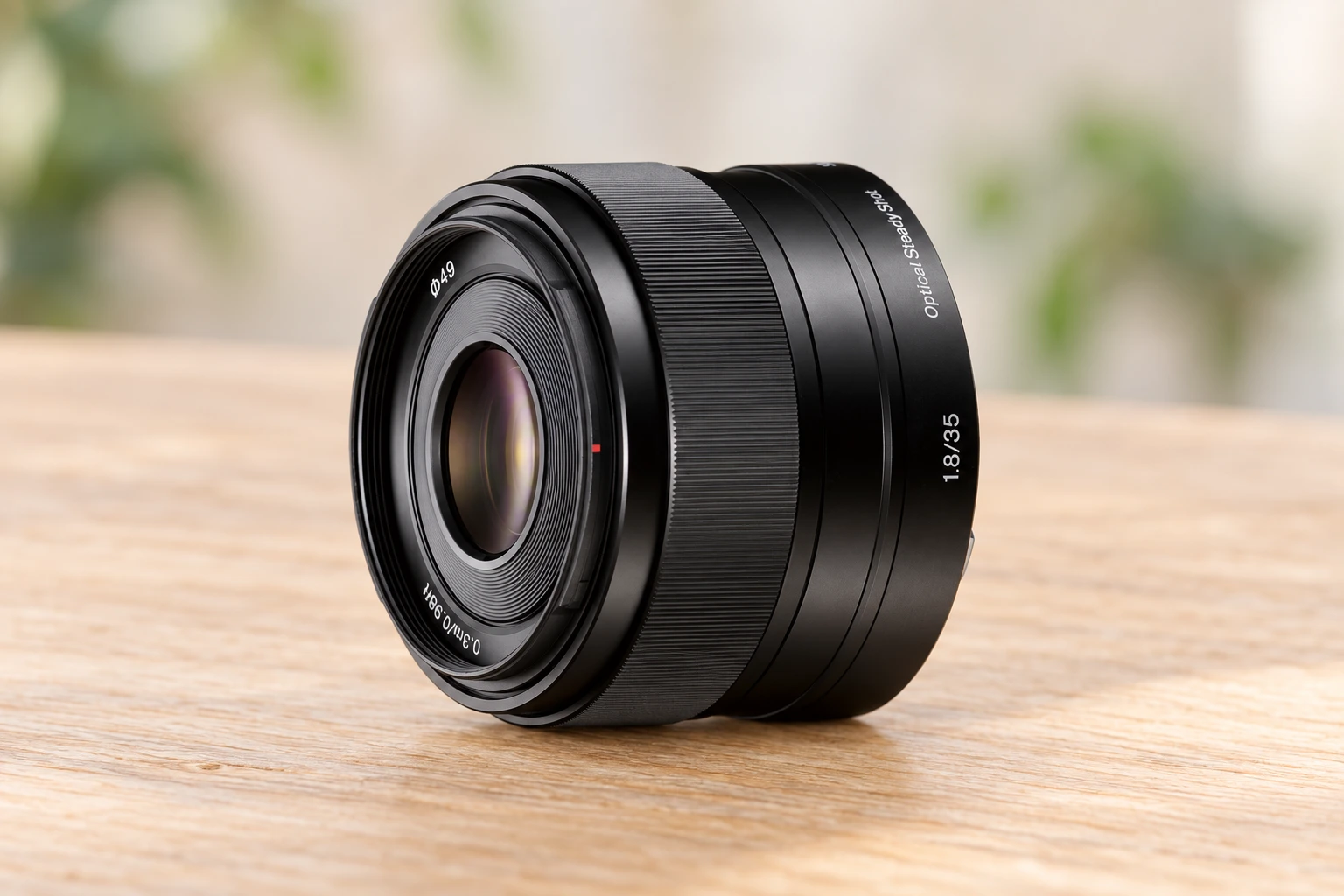 E 35mm F1.8 OSSのレンズ単体