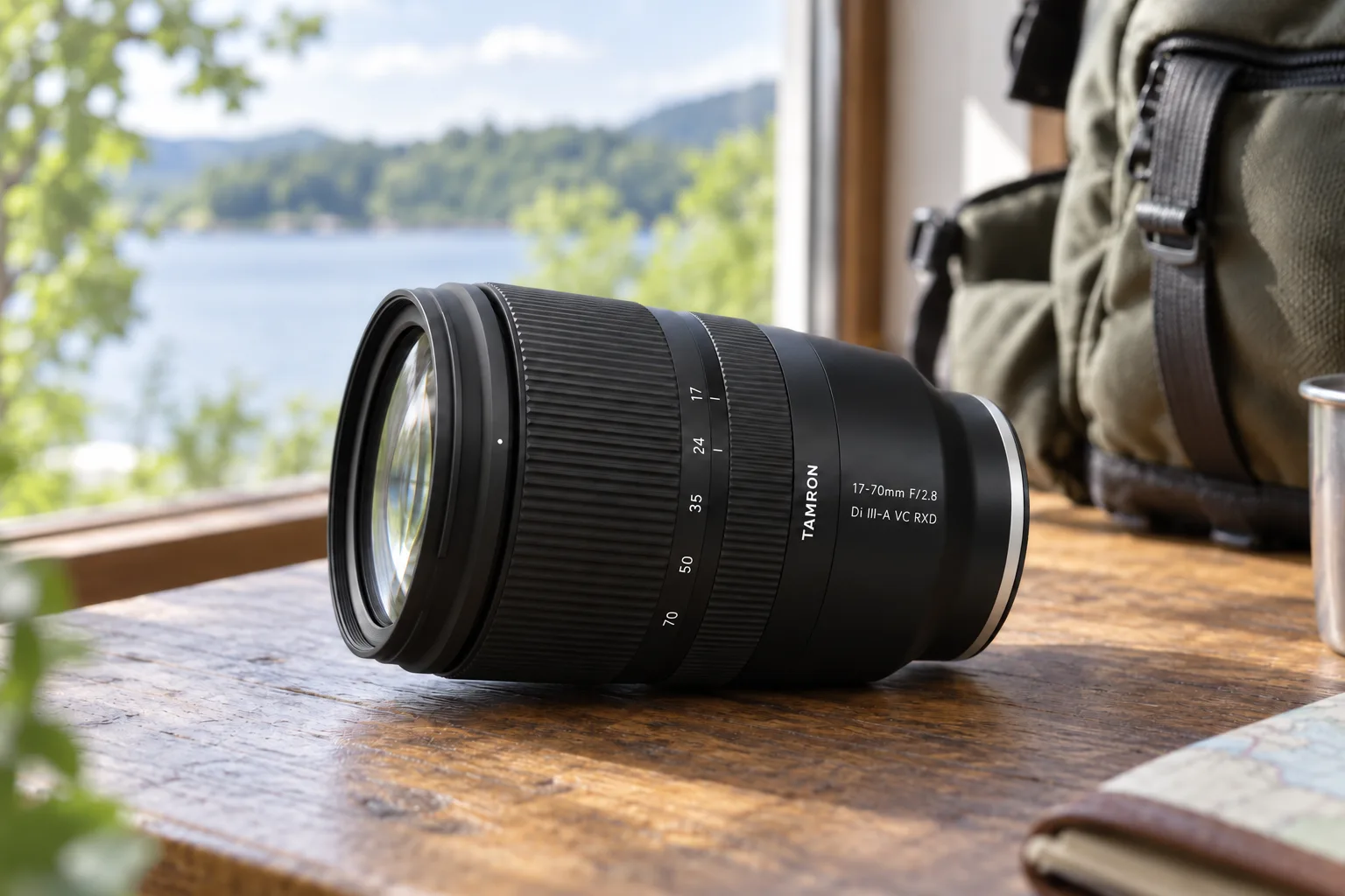 タムロン17-70mm F2.8の外観を参考に生成したイメージ