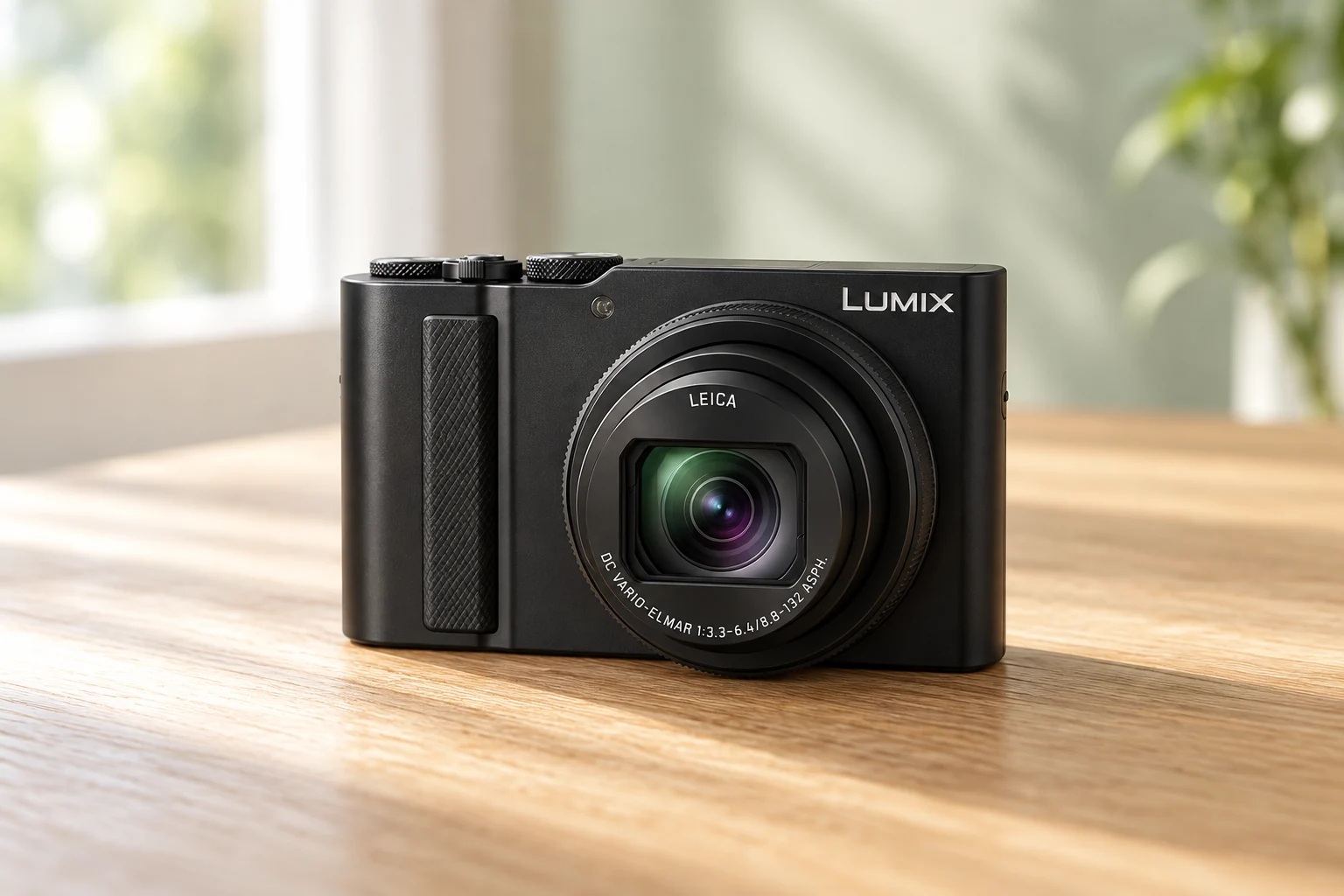 LUMIX TX3の公式外観を参考に生成したカメラ単体のイメージ
