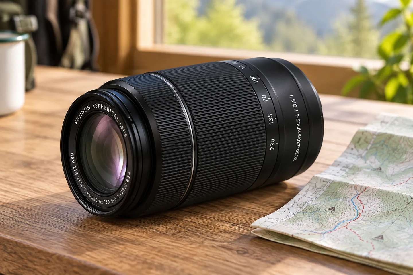 XC50-230mmF4.5-6.7 OIS IIの外観を参考に生成した製品イメージ